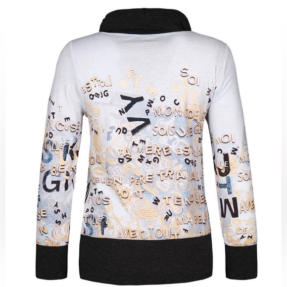 🔥NWT: (S) Dolcezza Simply Art top “Bribes” - Picture 2 of 5